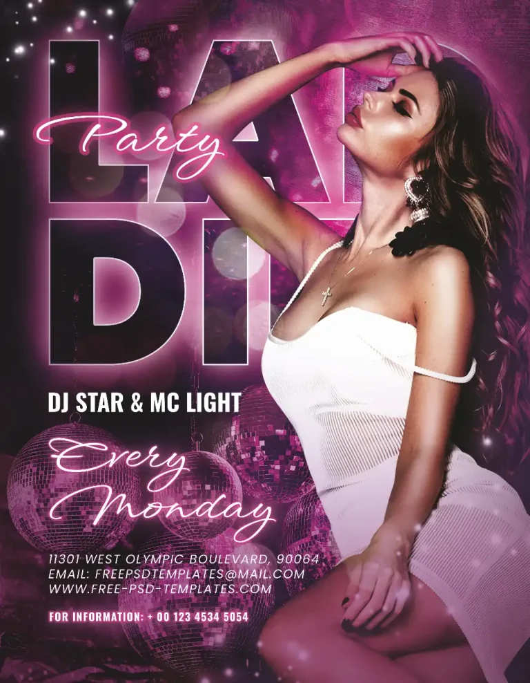 Free Ladies Night Club Flyer Template