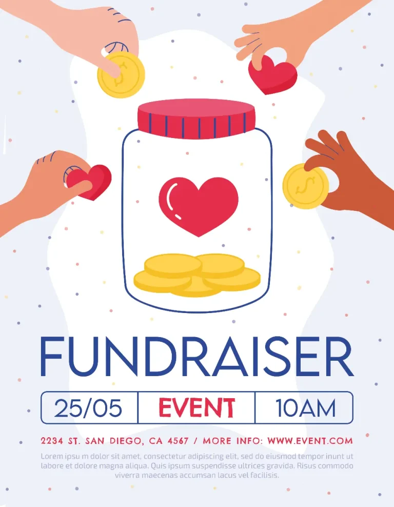 Free Fundraiser Flyer Template