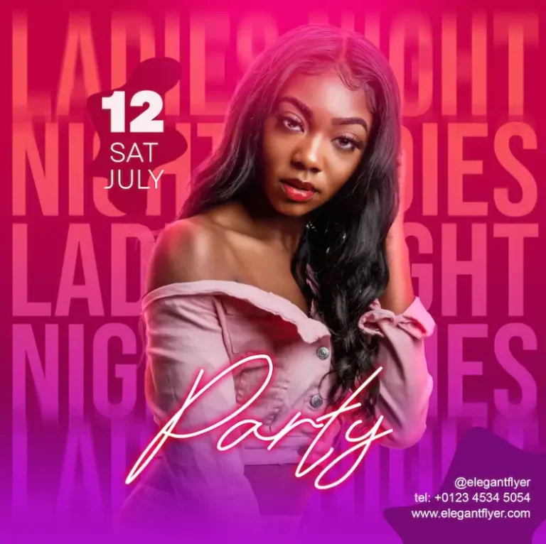 Ladies Night Social Media Template