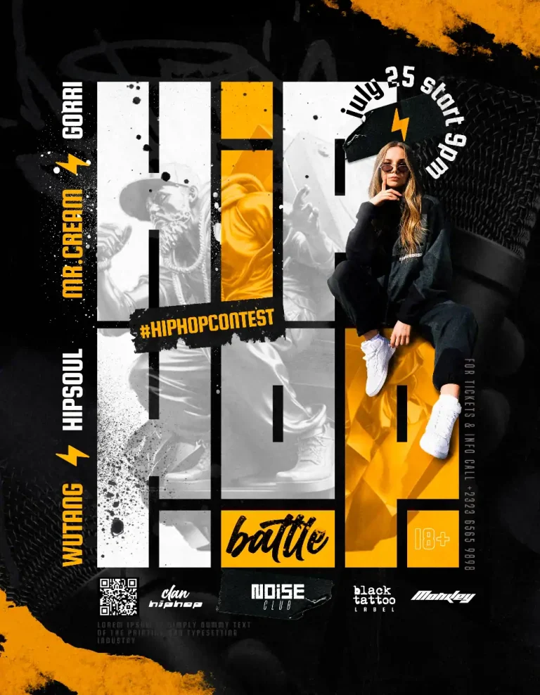 Free Hip Hop Battle Flyer Template