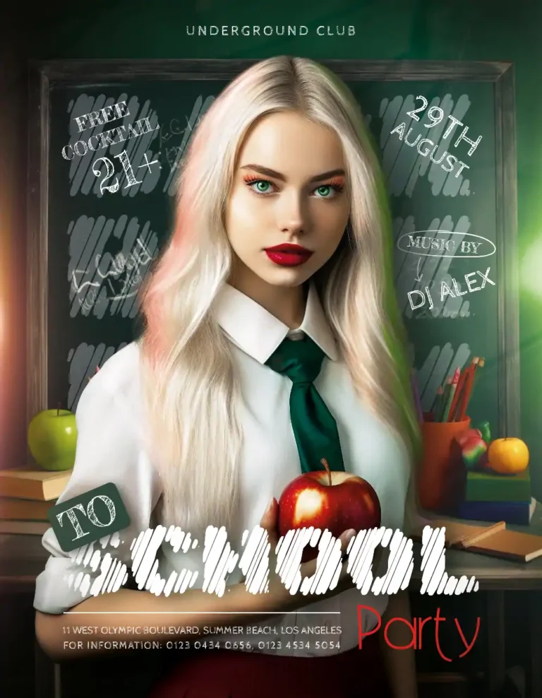 Free Back to School Night Flyer Template