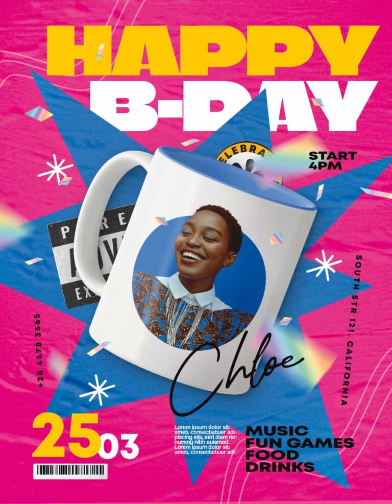 Creative Birthday Party Template