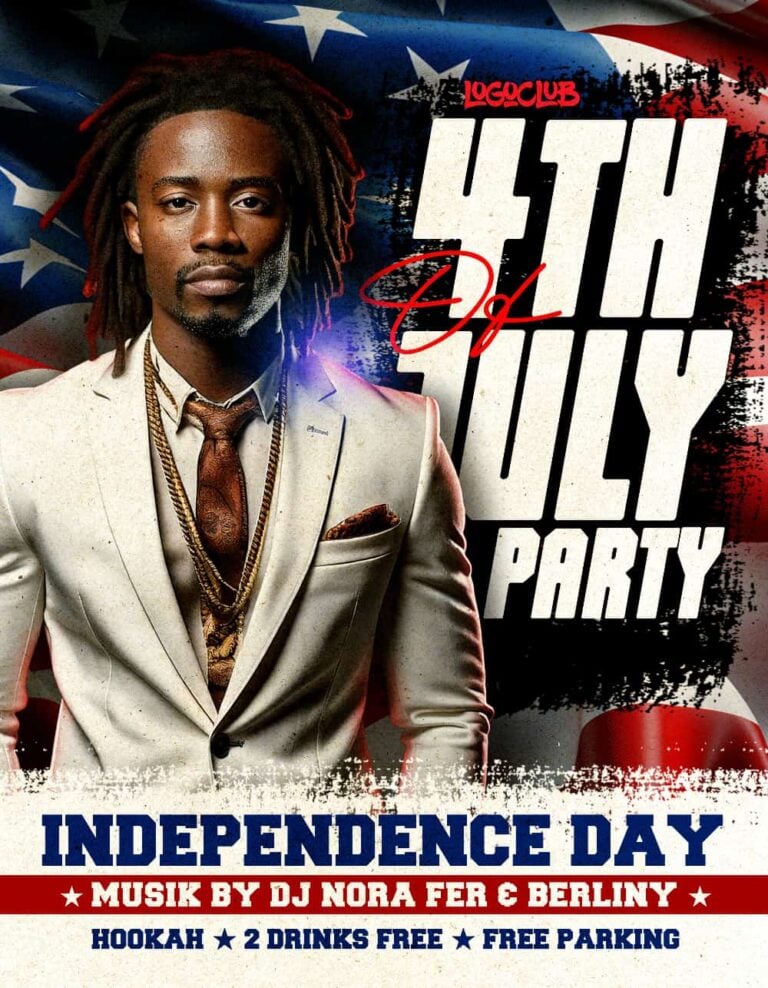 Independence Day Event Flyer Template